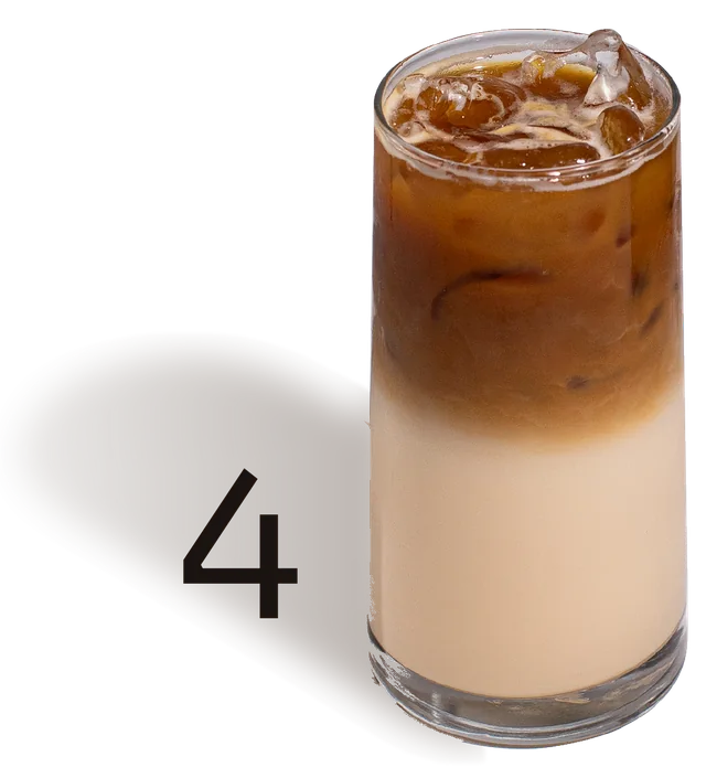 No. 4, Banana Latte signature drink at Adore Coffee House