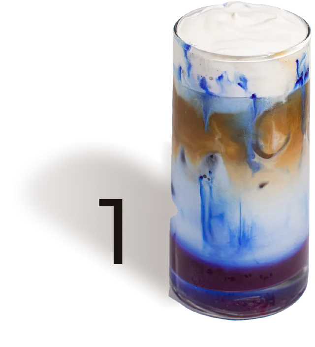 No. 1, Blue Moon signature drink at Adore Coffee House
