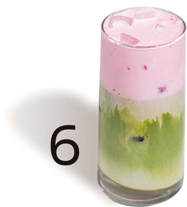 No. 6, Sakura signature drink at Adore Coffee House