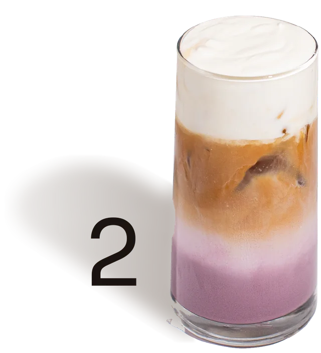 No. 2, Luna Taro signature drink at Adore Coffee House